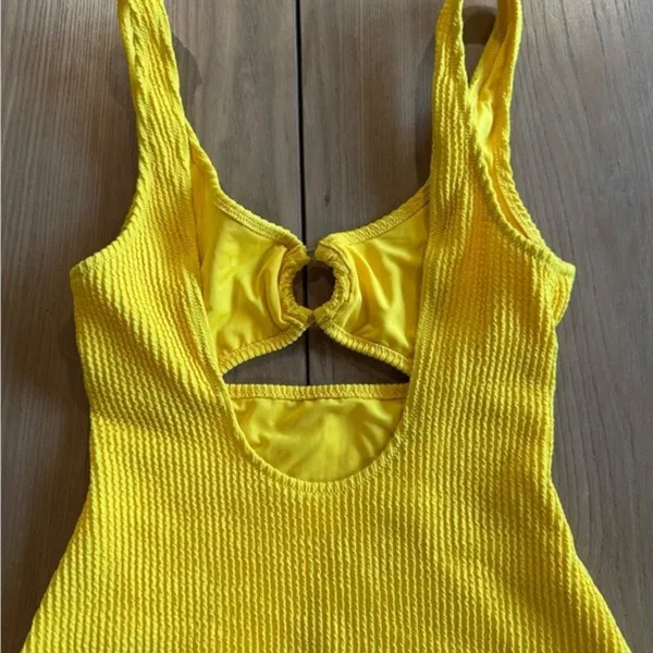 NWT Aerie Crinkle Ring Full Coverage One Piece Swimsuit - Image 5