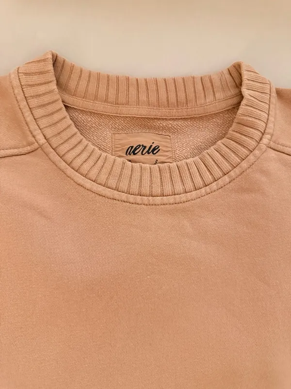 Aerie Casual Crew Neck Sweatshirt - Image 4