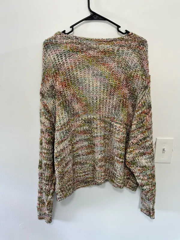 Free People Highland V Sweater- Size Small - Image 5