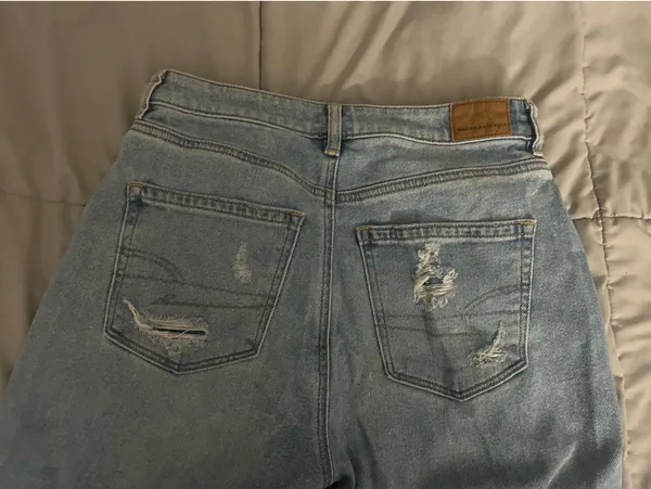 American Eagle Stretch Ripped Mom Jean - Image 7