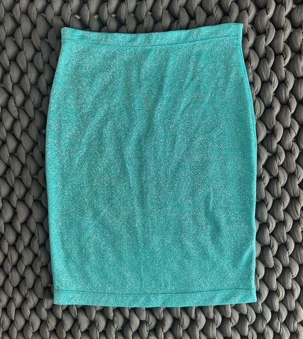Triangl Luna Baby Blue Sparkle Skirt - Image 5