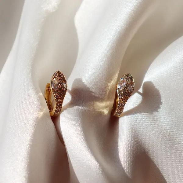 Handmade Gold Necklace/Earring Bundle - Image 2