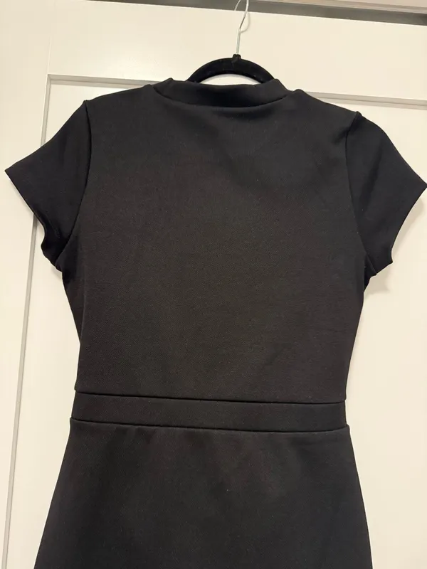 Black H&M Divided Mini Sweater Dress - Image 11