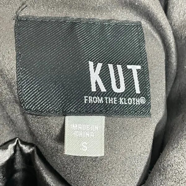 Kut from the Kloth Faux Suede Moto Jacket Women Size Zip-Up Motorcycle - Image 7