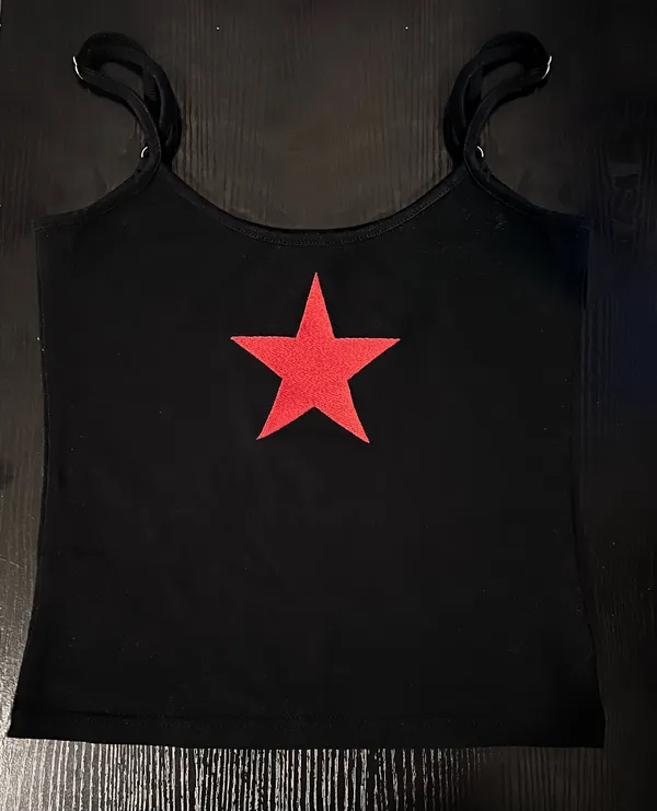 Edikted Red star top - Image 2
