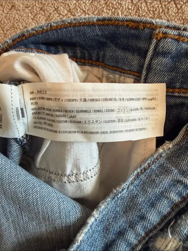 Abercrombie & Fitch Curve Love The Ankle Straight Ultra High Rise 27/4 - Image 8