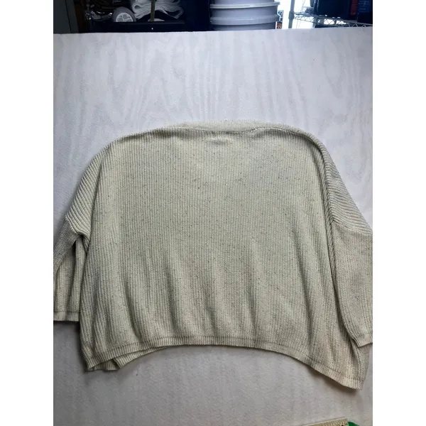 ANDRÉE BY UNIT Speckled V Neck Cotton Sweater Knit‎ Top Plus Size 2X - Image 9