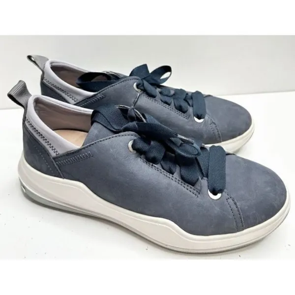 Romika Blue Suede Leather Lace‎ Up Comfort Sneakers Women's Size 6US - Image 2