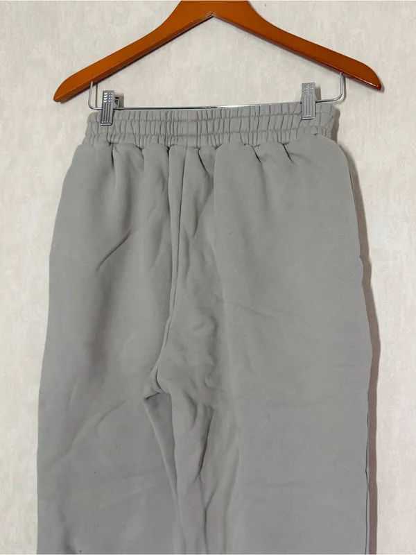 Comfrt Women’s Tranquil Sweatpants Jogger Oversized Heavyweight Fleece Cement S - Image 7