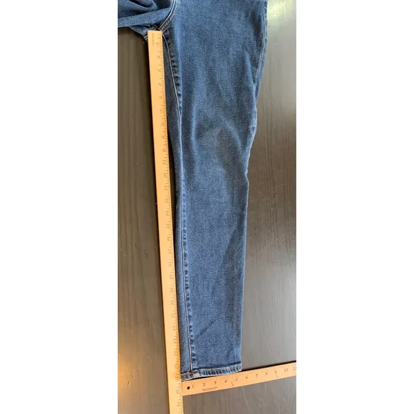 Gap‎ 1969 True Skinny HR Jeans Dark Stone Wash Denim 31R (34x27) Minimalist - Image 10