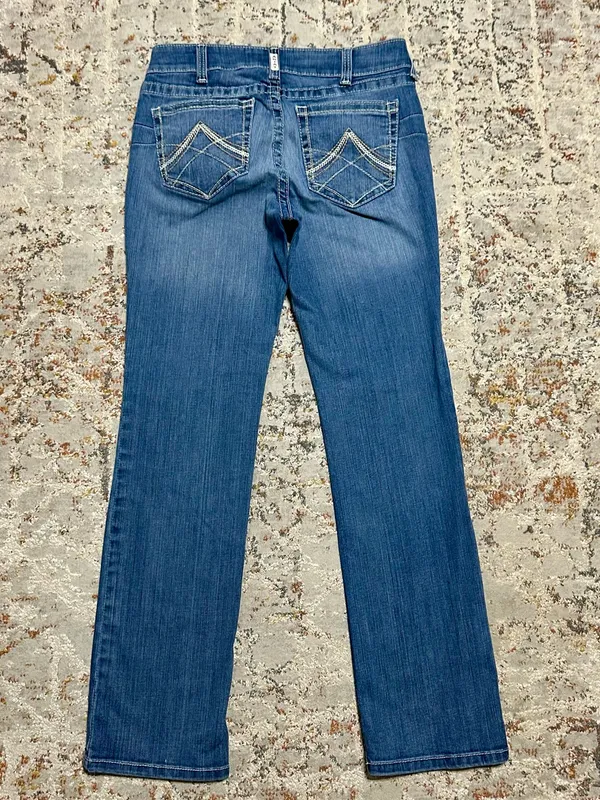 Ariat R.E.A.L. Straight leg Western Cowgirl Jeans size 31R - Image 13