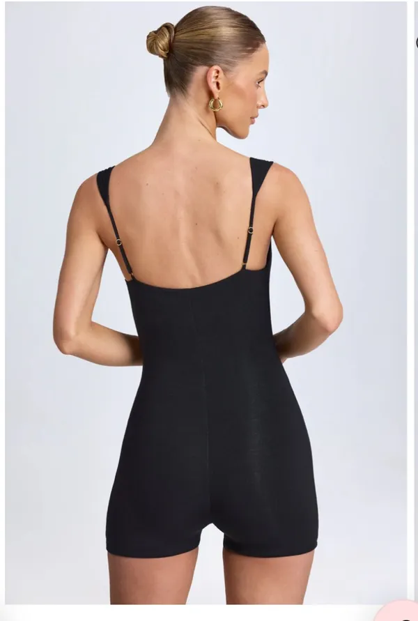 Oh Polly Kaia Sweetheart Neckline Unitard - Image 2