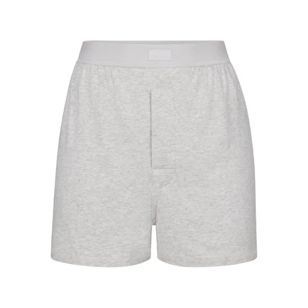 NWT Skims Boyfriend Loose Boxer in Light Heather Gray size xxs - Image 4