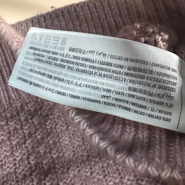 Abercrombie & Fitch Lilac Cable Knit Sweater - Image 8