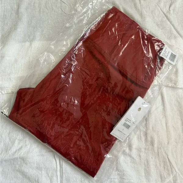 Spiritual Gangster yoga pants size Large leggings brick red athletic workout NWT - Image 3