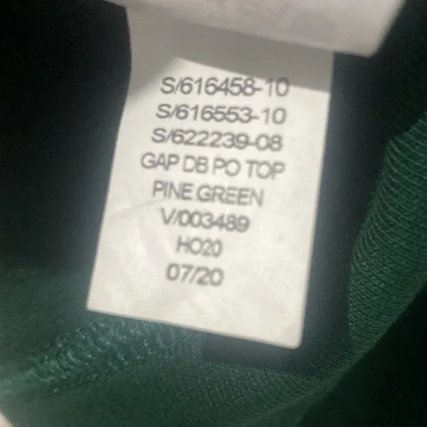 Gap Women’s Green/Pink Logo Sweatshirt Like New Size Small - Image 6