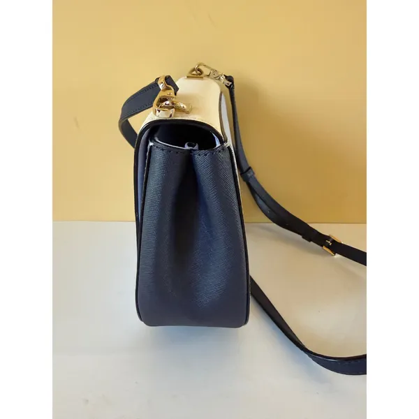 Kate Spade Brydie Tile Blue White Crossbody Bag Leather Preppy - Image 9
