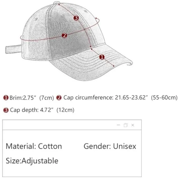 NWT Game Day Two-Tone Baseball Cap Black White Embroidered Sports Hat OS - Image 5