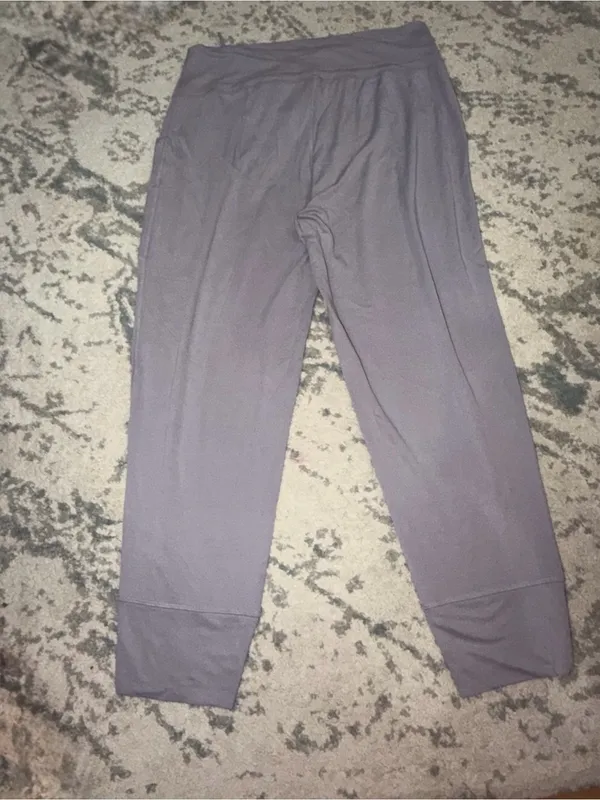 Fabletics MAJ Tricot Pocket Jogger Pants XL Lavender NWT - Image 3