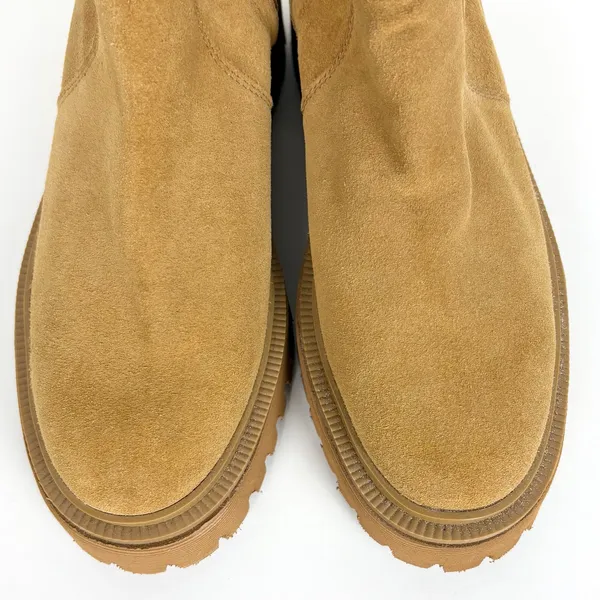 Madewell Womens Henry Lugsole Boot Sand Brown Suede Platform Lugsole Ankle 7 - Image 7