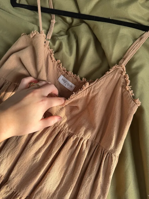 Brown Vestique Dress Mini - Image 3