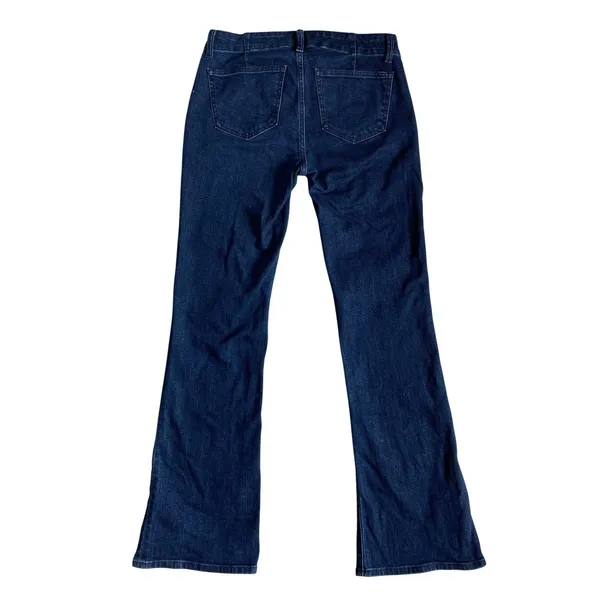 Gap Long & Lean Jeans Womens 27 4R Dark Rinse Low Rise Flare Bootcut 844088 - Image 8