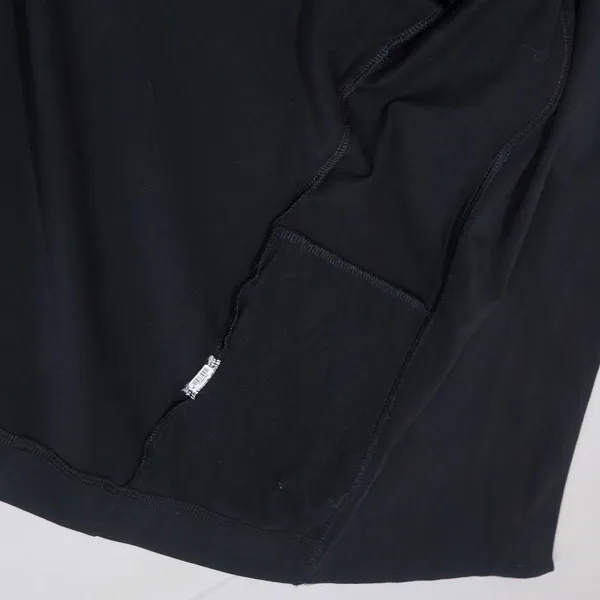 Pact Cardigan Women Medium Black Organic Cotton Shawl Collar Thumbhole Pockets - Image 4