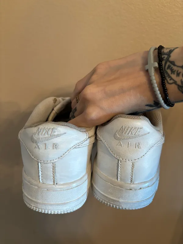Nike Air Force 1 Low GS 'White' - Image 4