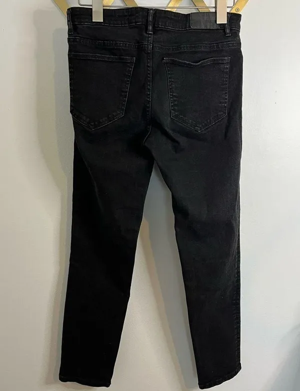 Zara Black Stretch Skinny Jeans 8 - Image 5