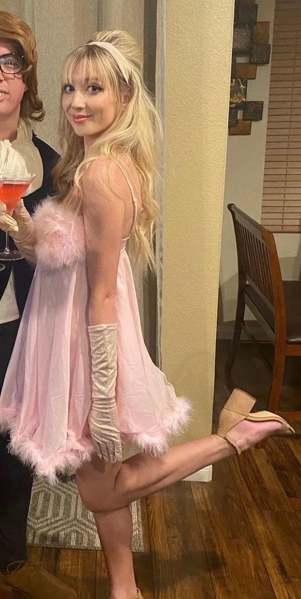 Pink Austin Powers fembot Costume Size XS - Image 2