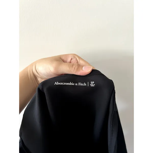 Abercrombie & Fitch Black Sweetheart Athletic Bodycon Mini Dress NWT Size S - Image 4