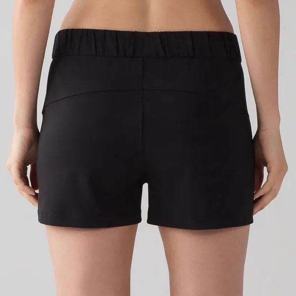 Lululemon On the Fly Short Woven 2.5" in Black Size 10 - Image 3