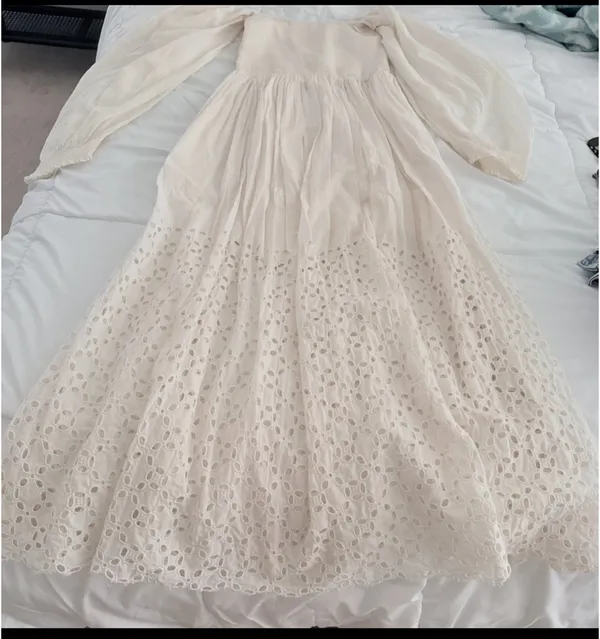 Free people maxi eyelet dress - Image 4