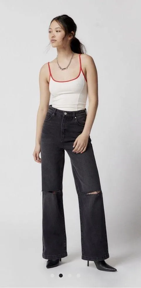 Abrand A 94 High & Wide Black Jean Size 27 - Image 4