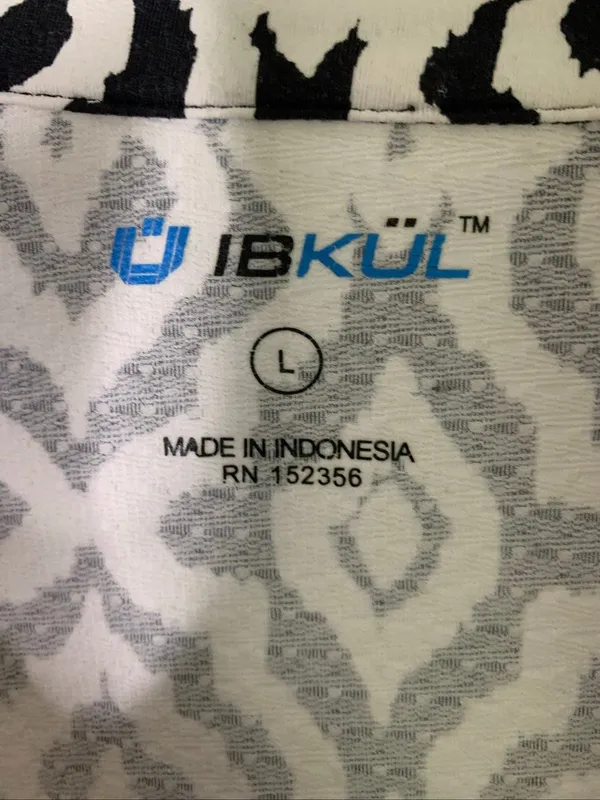 IBKUL 1/4 zip golf pullover women's size large Black - Image 3
