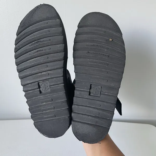 Dr. Martens Voss Hydro Black Leather Sandals Strappy Platform Women's Size 9 - Image 11