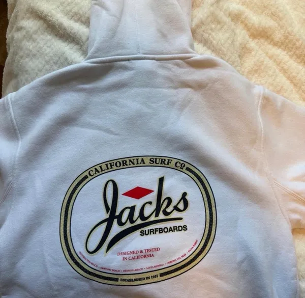 Jacks Surfboards Sweatshirt White Size M - Image 2