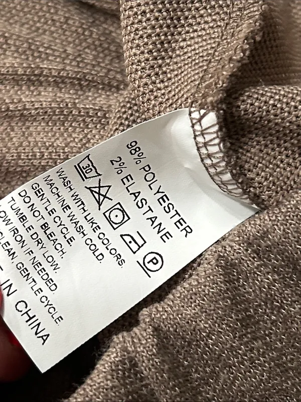 Amazon Women’s Tan / Grey Wide-Leg Lounge Pants size Small NWOT - Image 3