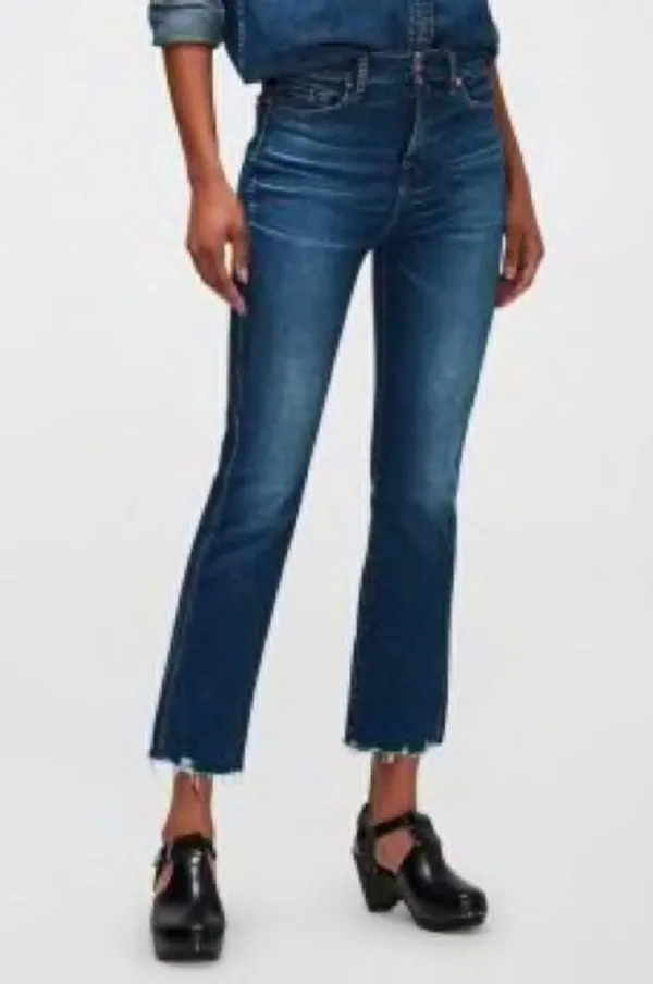 7 For All Mankind High Waist Slim Kick Jeans - Image 13