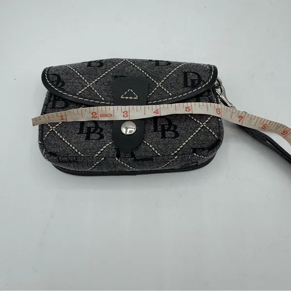 Dooney & Bourke‎ Signature Quilt Flap Wristlet Authentic Vintage Denim pouch y2k - Image 7