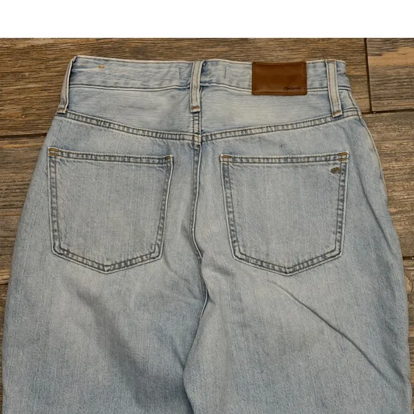 Madewell The Curvy Perfect‎ Vintage Jean Light Wash High Rise Mom Cotton Size 26 - Image 11