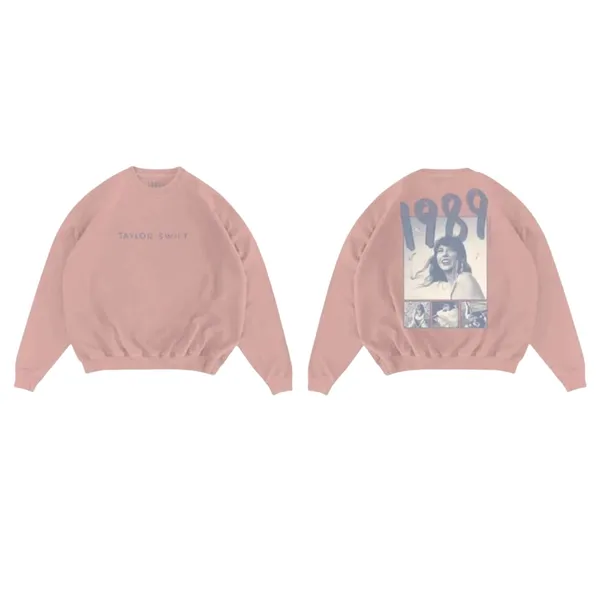 TAYLOR SWIFT 1989 (Taylor’s Version) Pink Crewneck, Size M, New w/o Tag SOO - Image 3