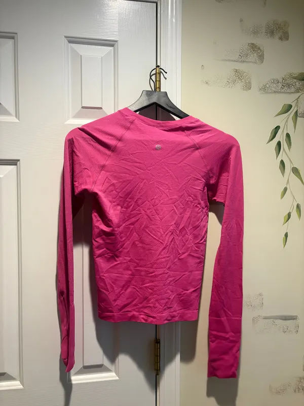 Lululemon Sonic Pink Swiftly Tech Long Sleeve - Image 3