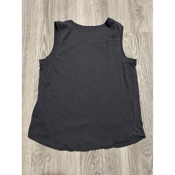 Vans Womens Tank Top S Black White Graphic Muscle‎ Cotton Skater Rose Palm Punk - Image 7