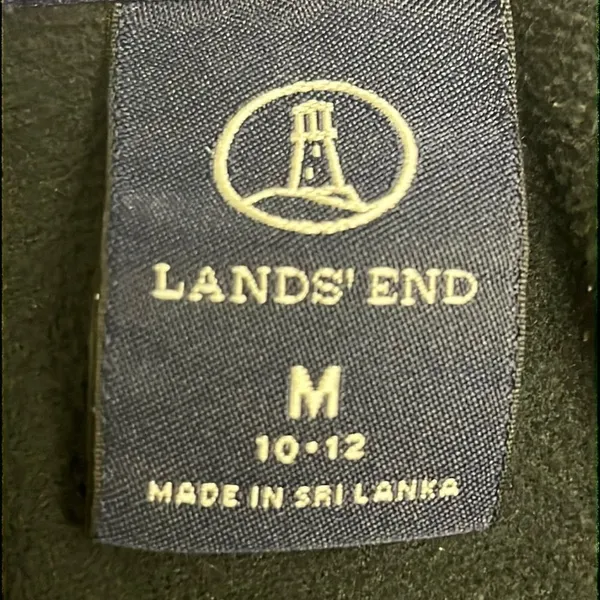 Land’s End Women’s Black Full Zip-Up Fleece Mock Neck Vest with Pockets- Medium - Image 13
