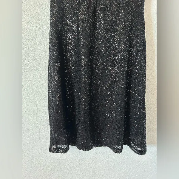 ASTR the label Sequin Flutter Sleeve Mini Dress DAMAGED! Sz M - Image 3