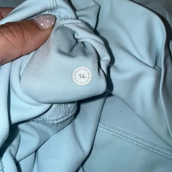 Lululemon Align High Rise Legging Womens 14 Light Blue Excellent 25 Inseam Yoga - Image 4