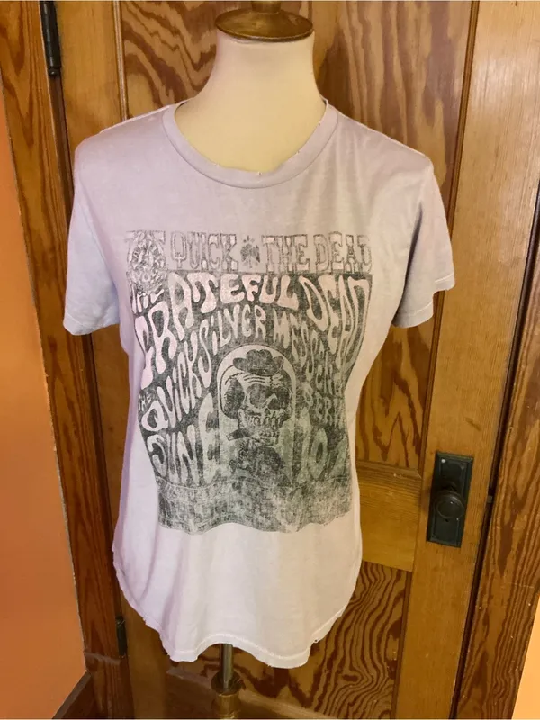 Family Dog Life Clothing Compilation Grateful Dead Skeleton Graphic T-Shirt - Image 3