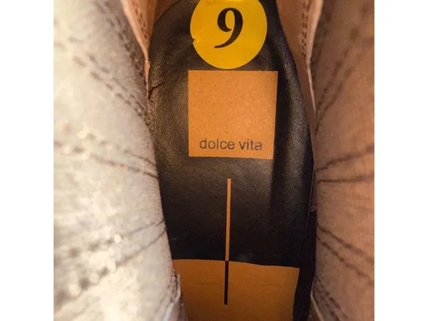 Dolce Vita Brown Suede Leather Ankle Cowboy Boots Size 9 - Image 8