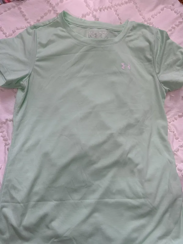 Under Armour Green Dry Fit Shirt - Image 2